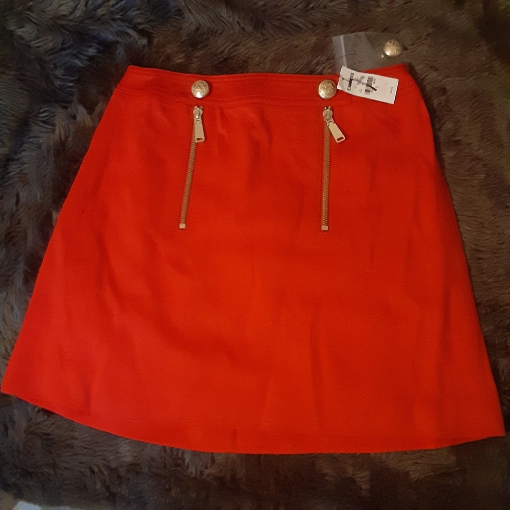 Express Red Skirt